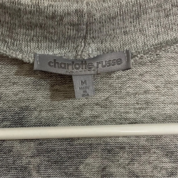 NWOT Charlotte Russe Navy and Gray Aztec Pattern Cardigan - Picture 3 of 4